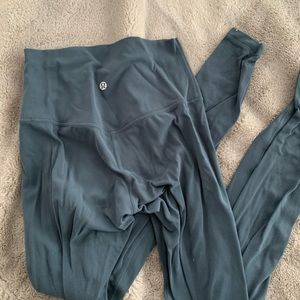 Dark Teal Lululemon Align Pants